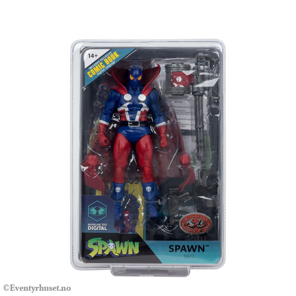 Spawn Page Punchers Action Figure Spawn 1977 Red and Blue (Chase) Red Platinum Edition 18 cm. Mint In Sealed Box