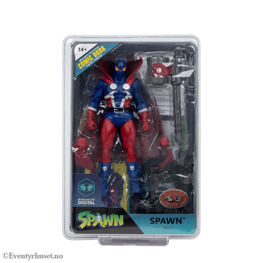 Spawn Page Punchers Action Figure Spawn 1977 Red and Blue (Chase) Red Platinum Edition 18 cm. Mint In Sealed Box