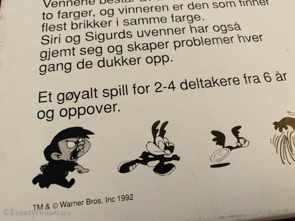 Spillet Om Tiny Toon Adventures. 1992. Brettspill. Brettspill