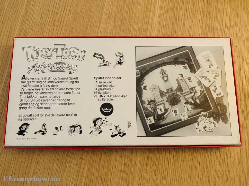 Spillet Om Tiny Toon Adventures. 1992. Brettspill. Brettspill