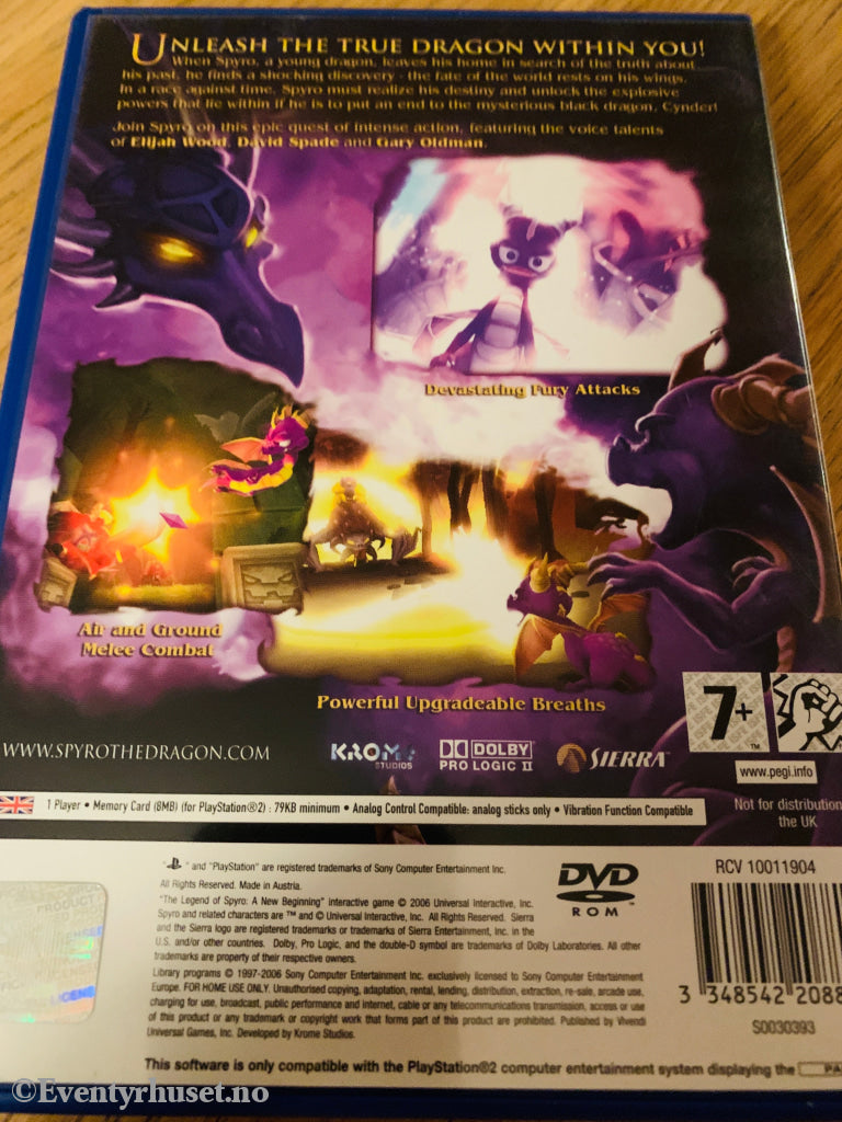 Spyro: A New Beginning. Ps2. Ps2