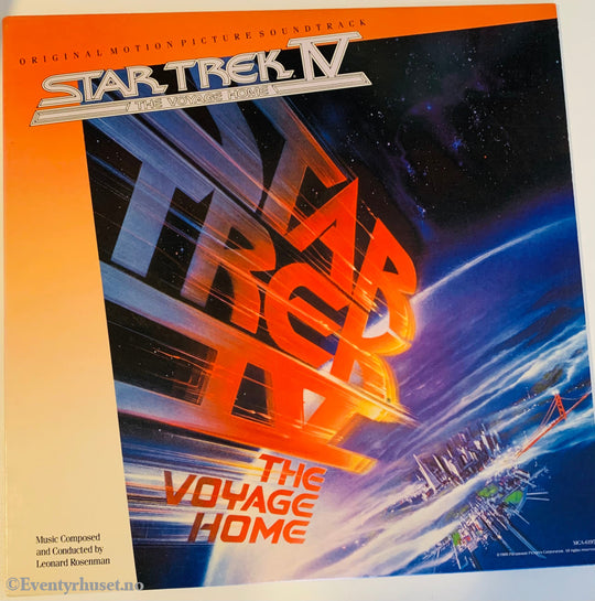 Star Trek Iv - Original Motion Picture Soundtrack. 1986. Lp. Lp Plate