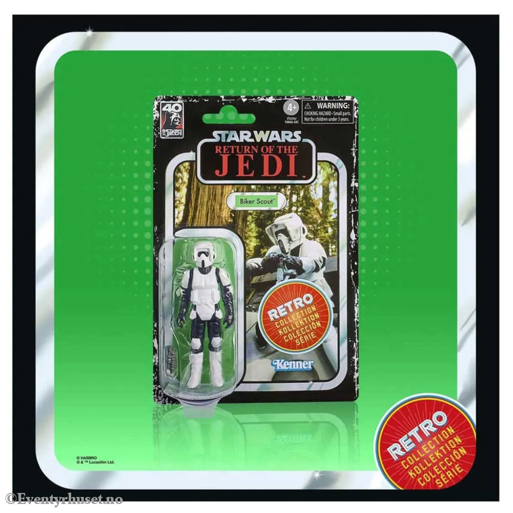 Star Wars Episode Vi Retro Collection Action Figure Biker Scout 10 cm. Mint In Sealed Box (MISB)! Actionfigur