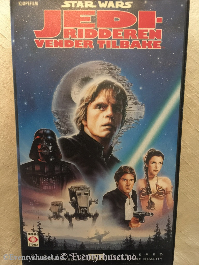 Star Wars - Jedi-Ridderen Vender Tilbake. 1982. Vhs. Vhs