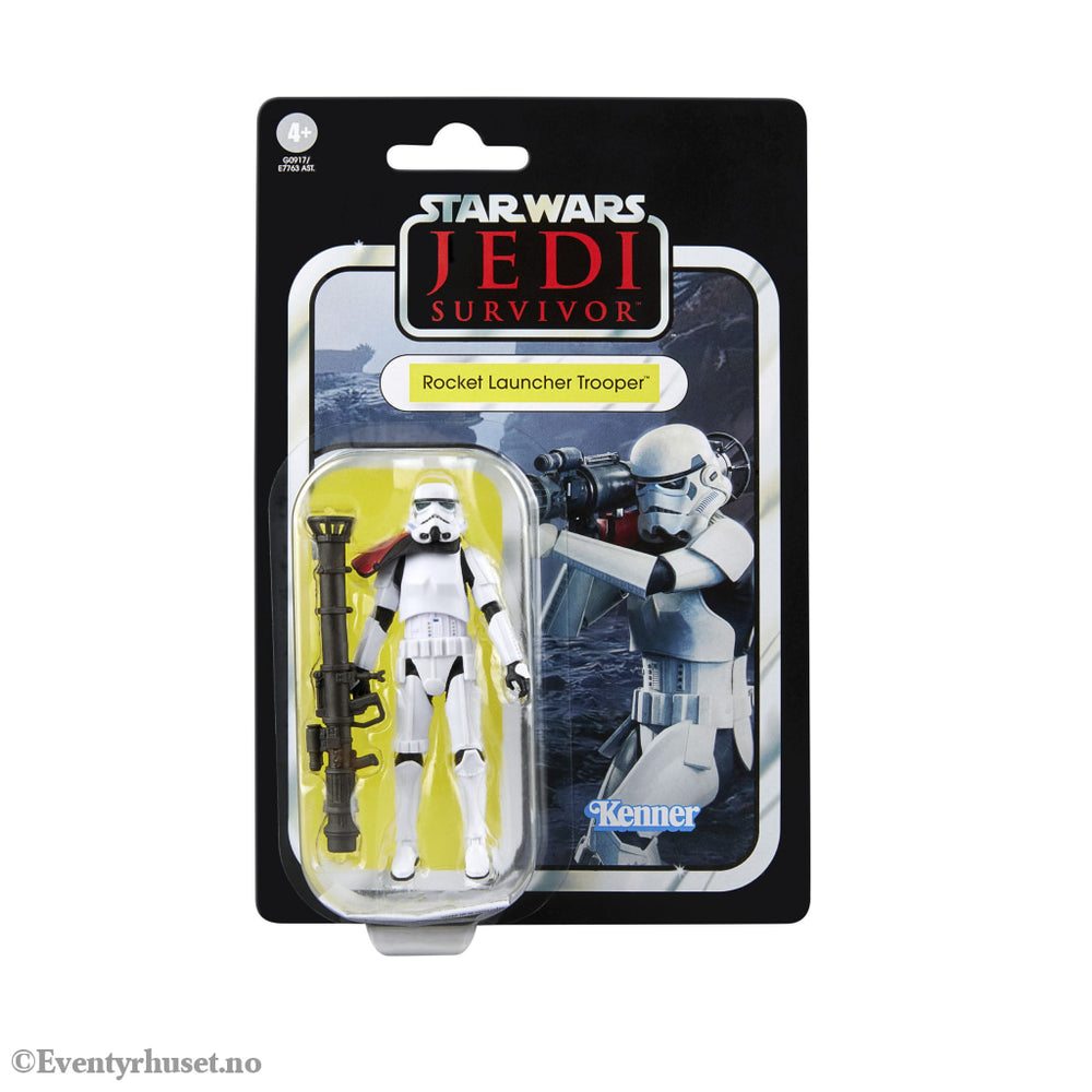 Star Wars Jedi: Survivor Vintage Collection Action Figure Rocket Launcher Trooper 10 cm. Mint In Sealed Box (MISB)!
