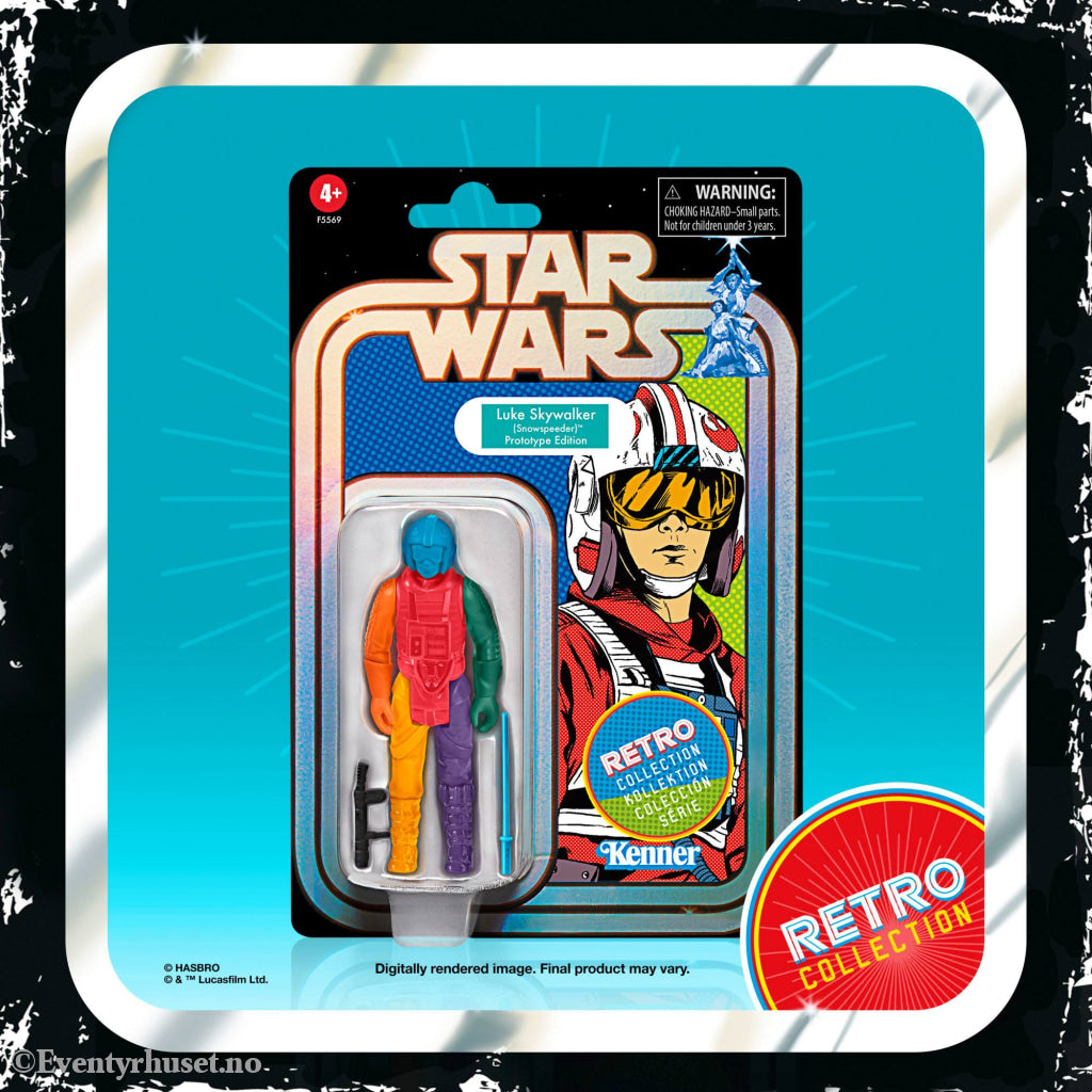 Star Wars Retro Collection Action Figure 2022 Luke Skywalker (Snowspeeder) Prototype Edition 10 cm. Mint In Sealed Box