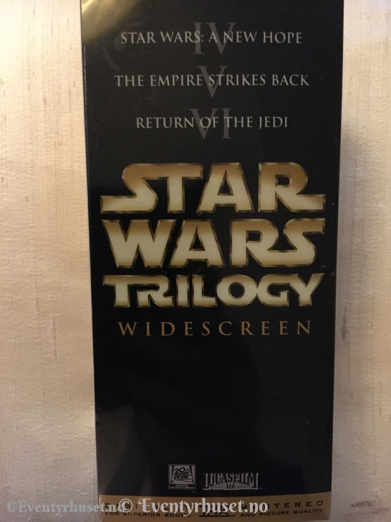 Star Wars Samleboks. 3 X Vhs. Vhs