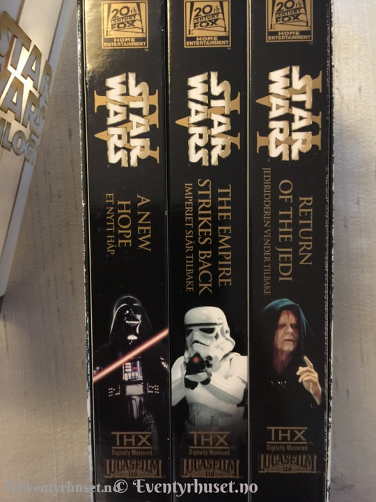 Star Wars Samleboks. 3 X Vhs. Vhs
