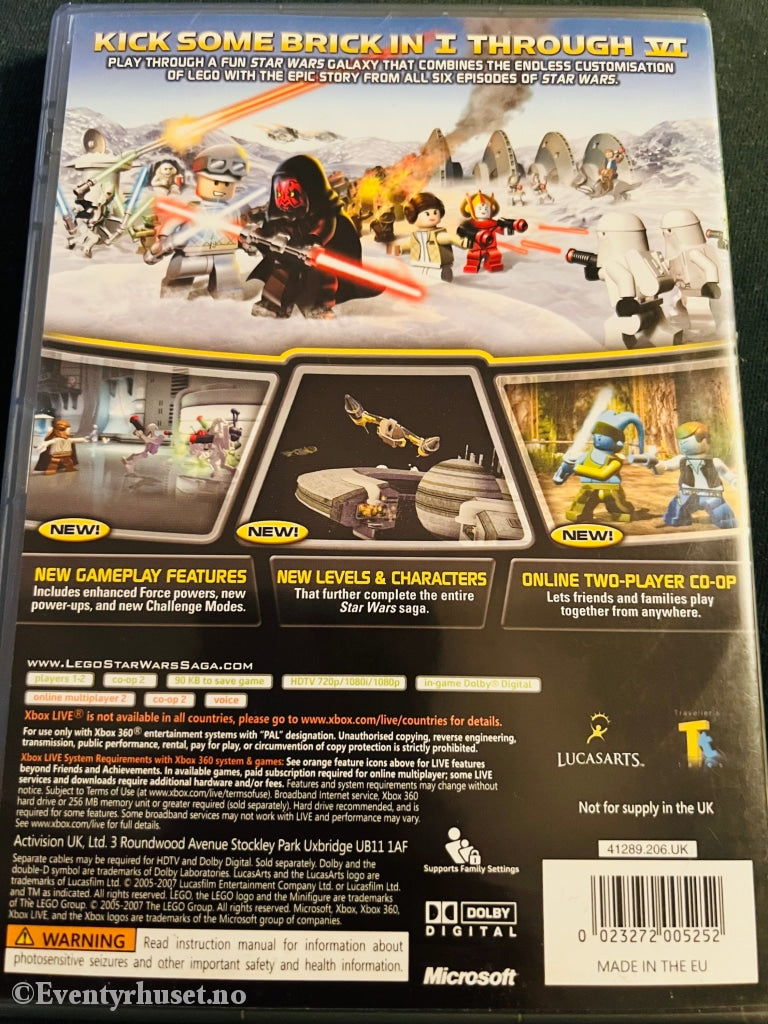 Star Wars - The Complete Saga (Lego). Xbox 360 Classics.