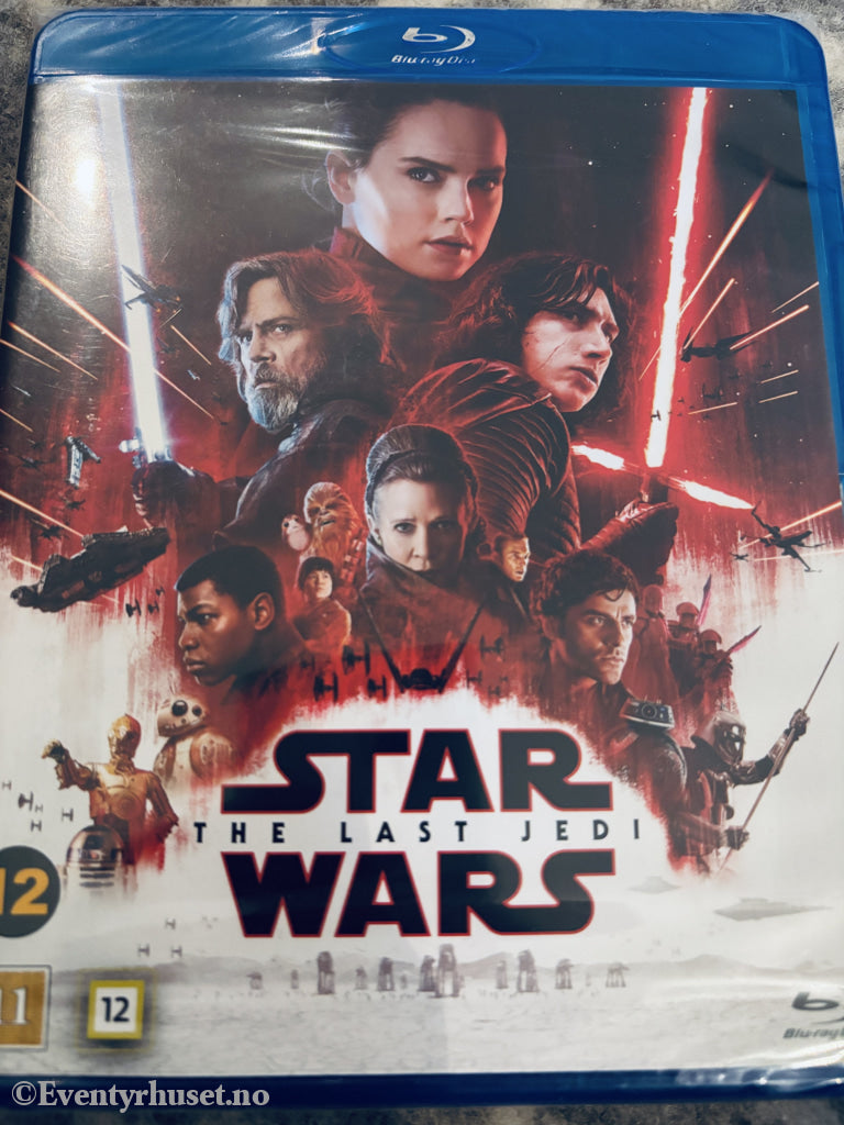 Star Wars - The Last Jedi. Blu-ray. Ny i plast!