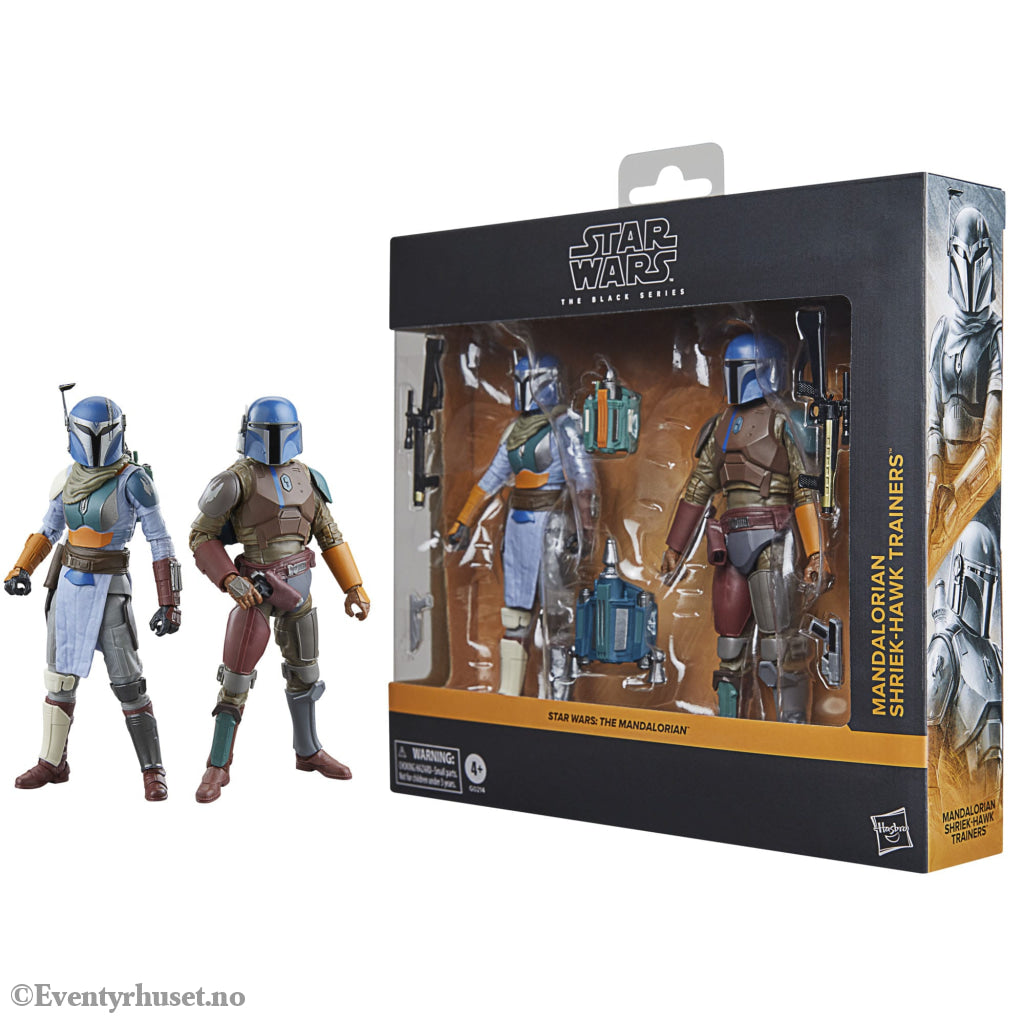 Star Wars: The Mandalorian Black Series Action Figure 2-Pack Mandalorian Shriek-Hawk Trainers 15 cm. Mint In Sealed Box