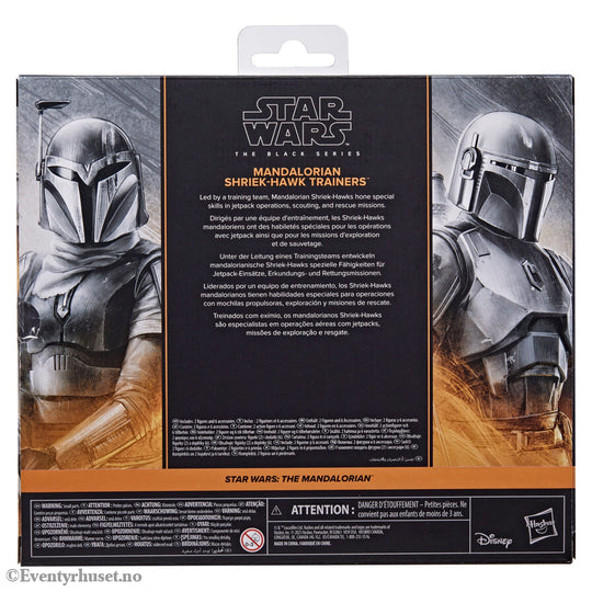 Star Wars: The Mandalorian Black Series Action Figure 2-Pack Mandalorian Shriek-Hawk Trainers 15 cm. Mint In Sealed Box