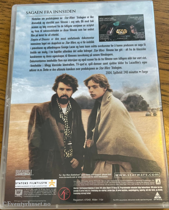 Star Wars Triology - Bonusmateriell. Dvd. Dvd