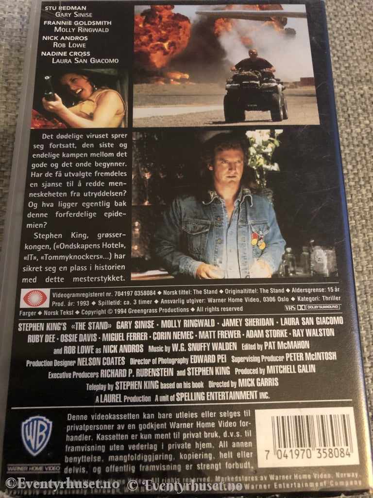 Stephen Kings The Stand Del 2. 1994. Vhs. Vhs