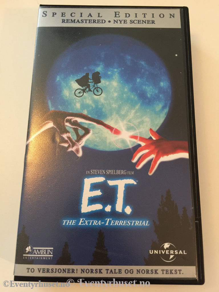 Steven Spielberg. 1982/2002. E.t. The Extra-Terrestrial. Vhs. Vhs