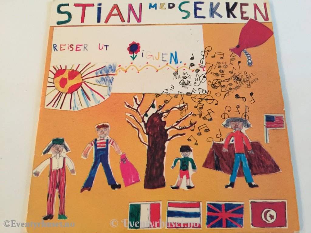 Stian Med Sekken Reiser Ut Igjen. 1971. Dobbelt Lp. Lp Plate