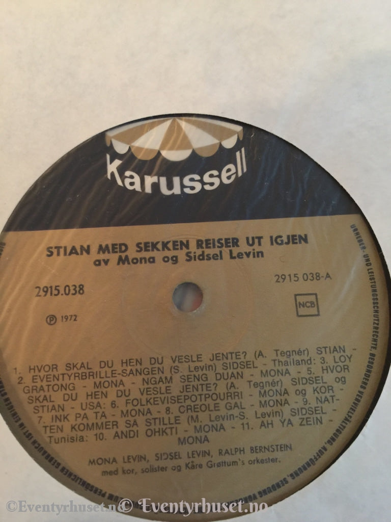 Stian Med Sekken Reiser Ut Igjen. 1971. Dobbelt Lp. Lp Plate
