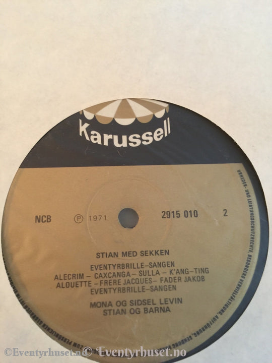 Stian Med Sekken Reiser Ut Igjen. 1971. Dobbelt Lp. Lp Plate