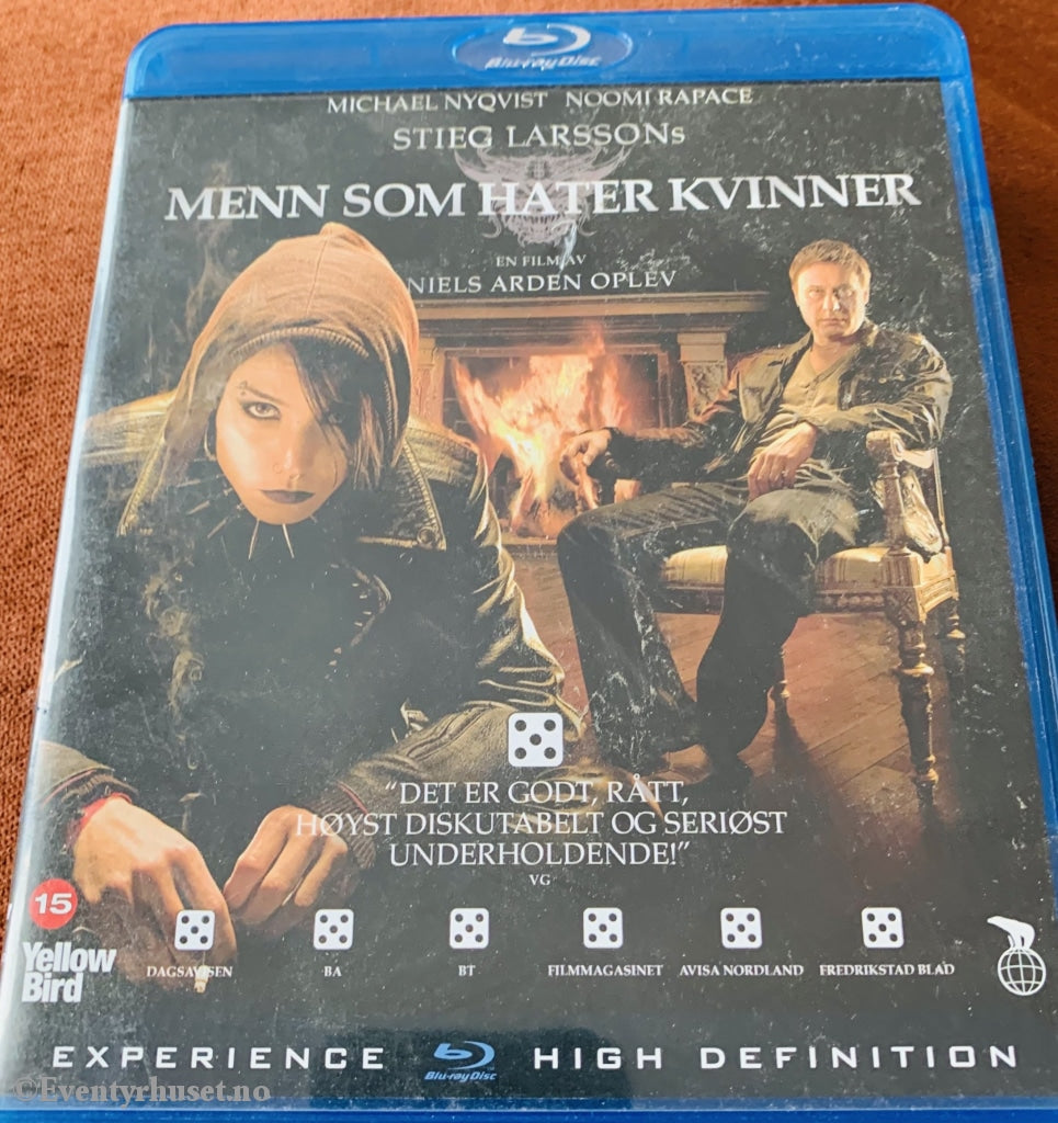 Stieg Larssons Menn hater kvinner. Blu-ray. – Eventyrhuset