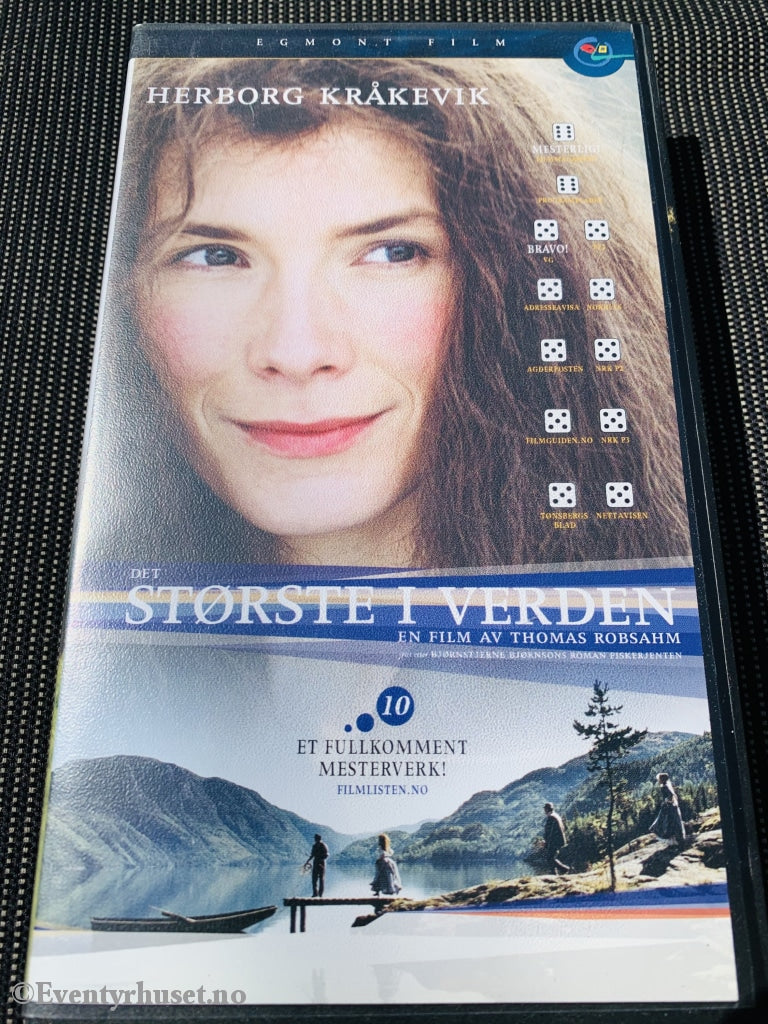 Største I Verden. 2001. Vhs. Vhs