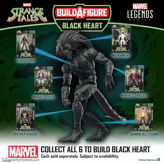 Strange Tales Marvel Legends Action Figure Brother Voodoo (BAF: Blackheart) 15 cm. Mint In Sealed Box (MISB)!