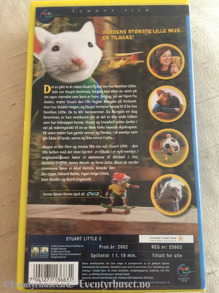 Stuart Little 2. 2002. Vhs. Vhs