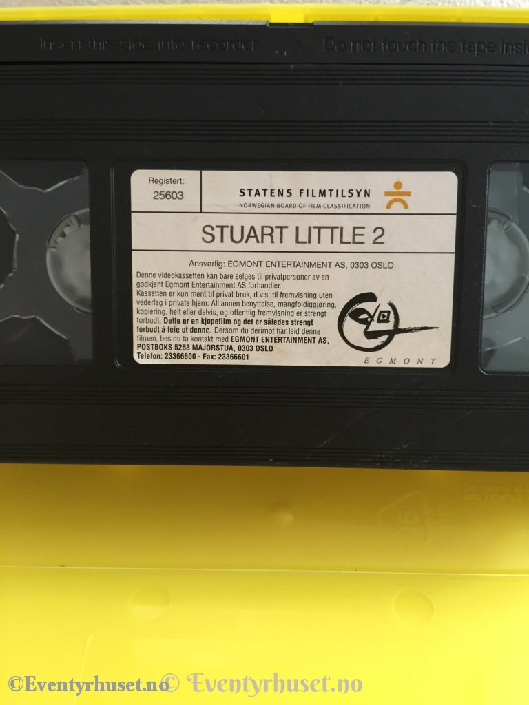 Stuart Little 2. 2002. Vhs. Vhs