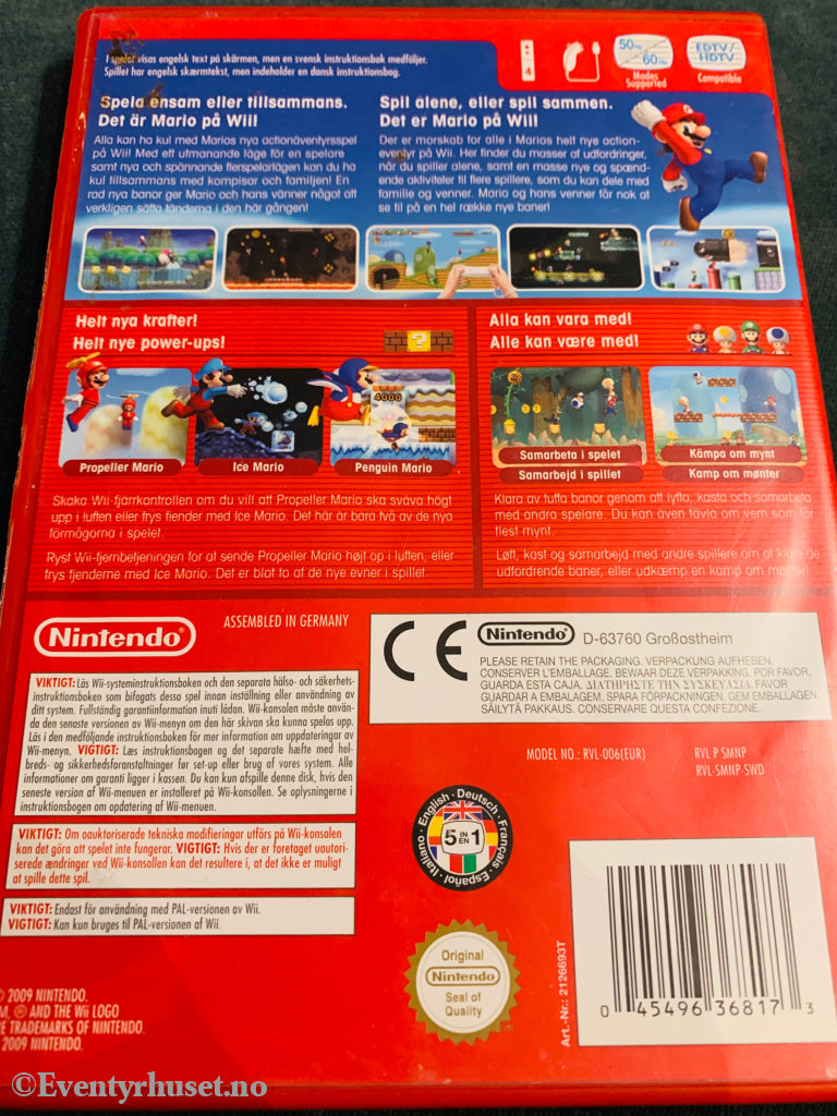 Super Mario Bros. Nintendo Wii.