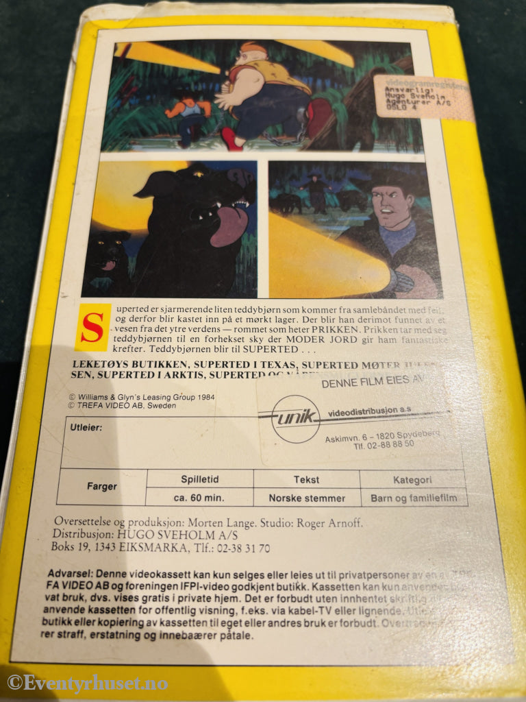 Superted 3 (1980-tallet). VHS Big Box