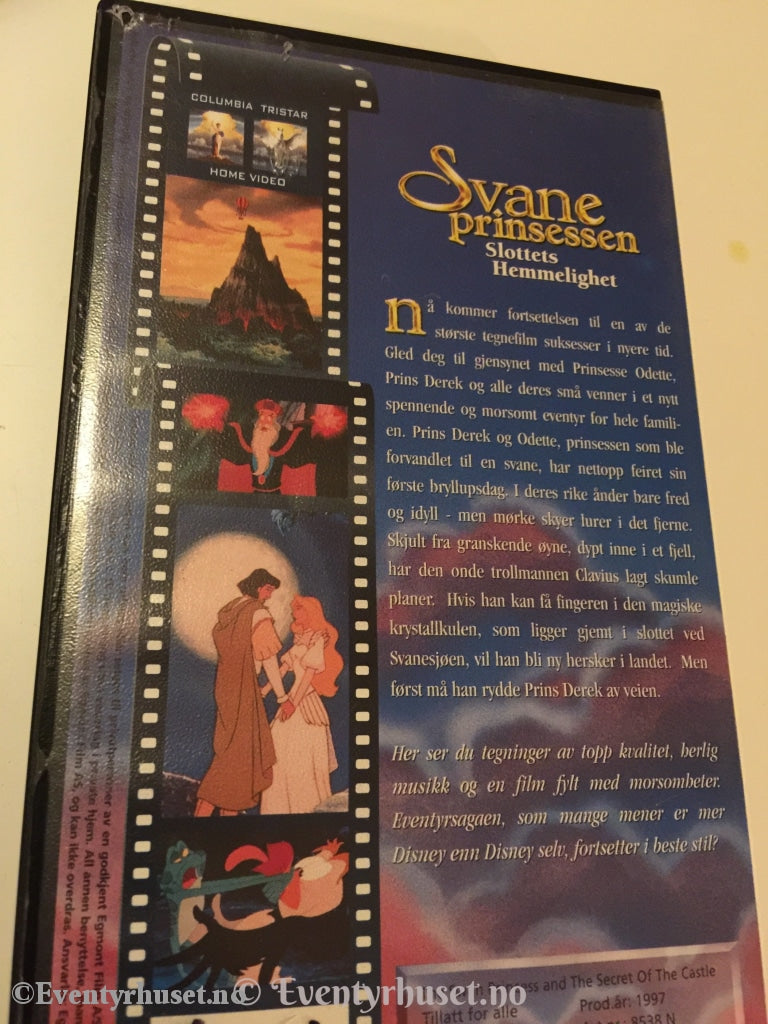 Svaneprinsessen. 1997. Slottets Hemmelighet. Vhs. Vhs