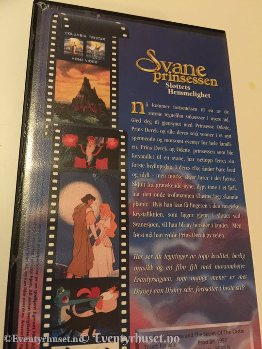 Svaneprinsessen. 1997. Slottets Hemmelighet. Vhs. Vhs