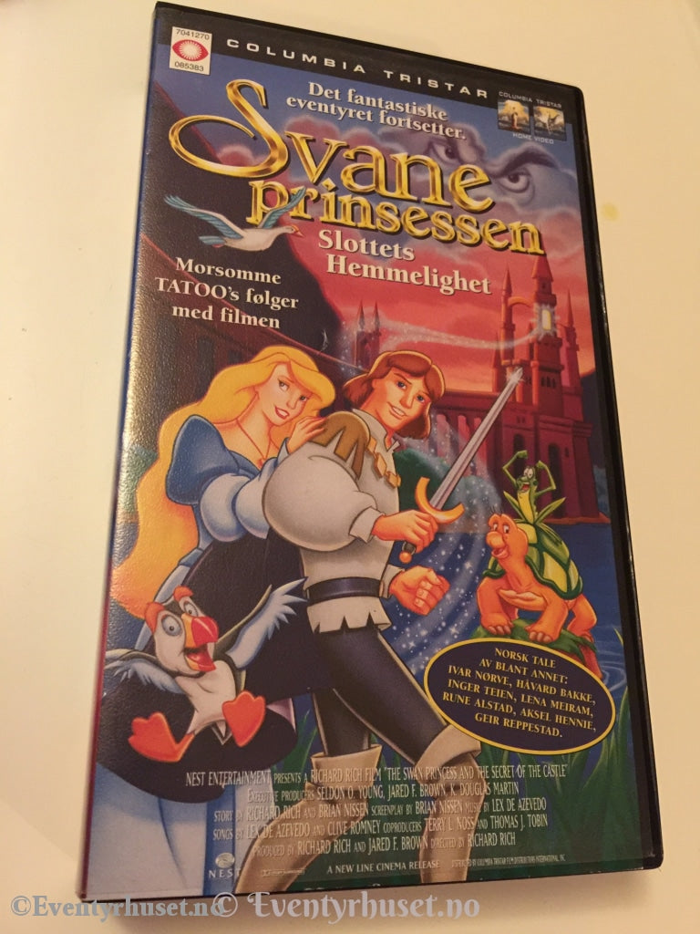 Svaneprinsessen. 1997. Slottets Hemmelighet. Vhs. Vhs