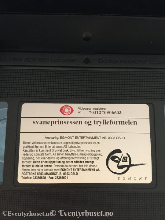 Svaneprinsessen Og Trylleformelen. 1998. Vhs