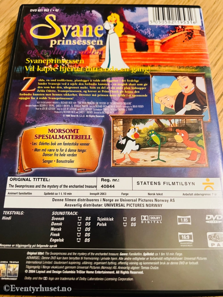 Svaneprinsessen Og Trylleformelen. 2003. Dvd. Dvd