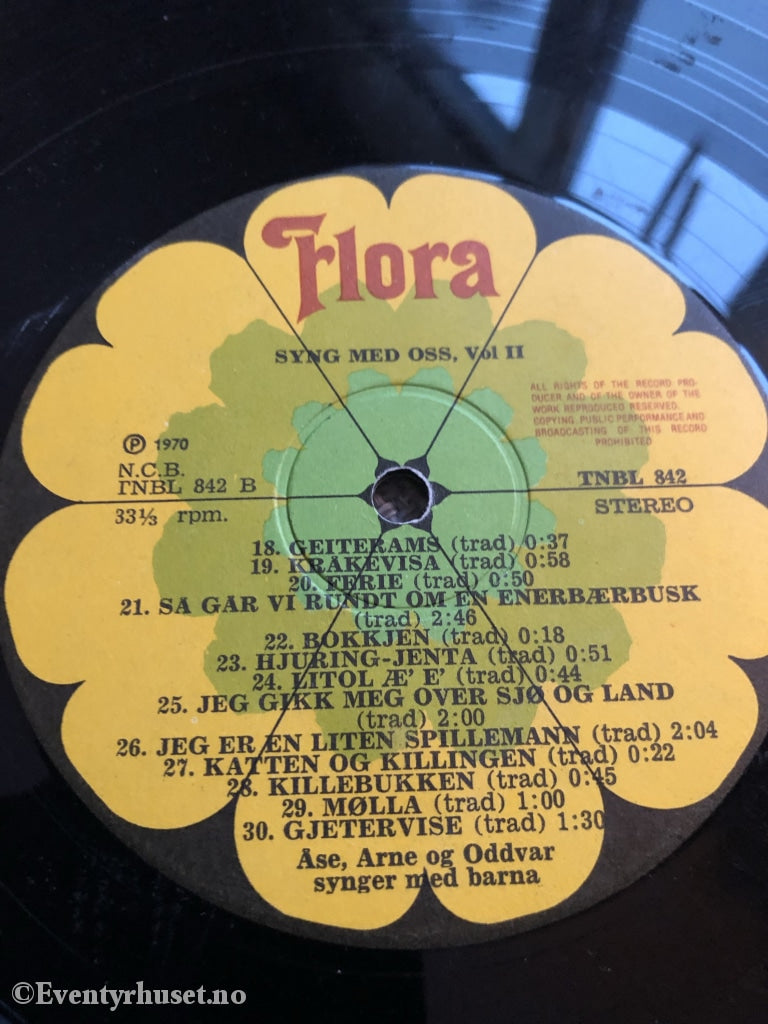 Syng Med Oss. Vol. 2. 1970. Lp. Lp Plate