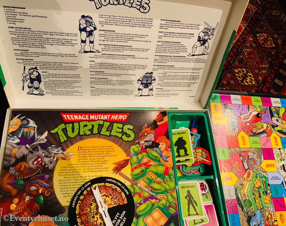Teenage Mutant Hero Turtles (1990) . Brettspill.