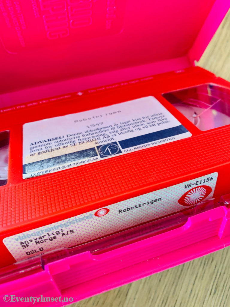 Teenage Mutant Hero Turtles. Nr. 5. Robotkrigen. VHS Big Box. VHS Big Box