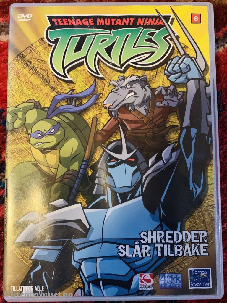 Teenage Mutant Ninja Turtles. Shredder Slår Tilbake. 2004. Dvd. Dvd