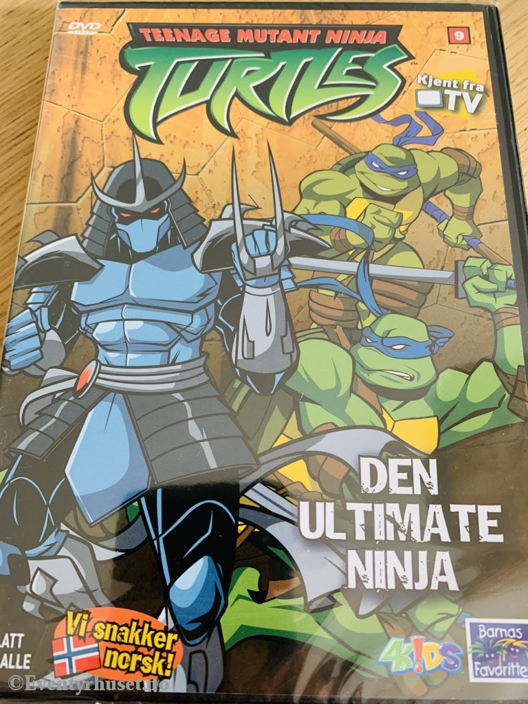 Teenage Mutant Ninja Turtles 09. Den Ultimate Ninja. Dvd Ny I Plast!