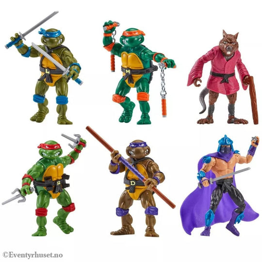 Teenage Mutant Ninja Turtles 6-Pack Action Figures 1988 Remastered heo EU Exclusive Actionfigur