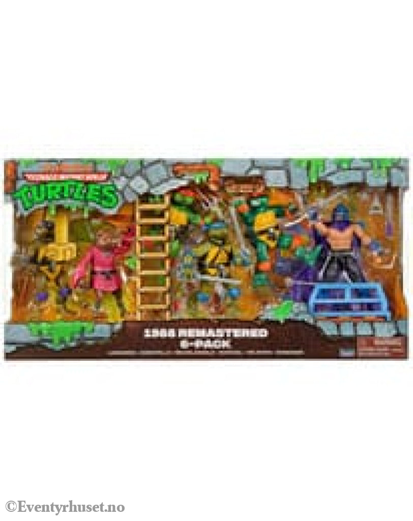 Teenage Mutant Ninja Turtles 6-Pack Action Figures 1988 Remastered heo EU Exclusive Actionfigur