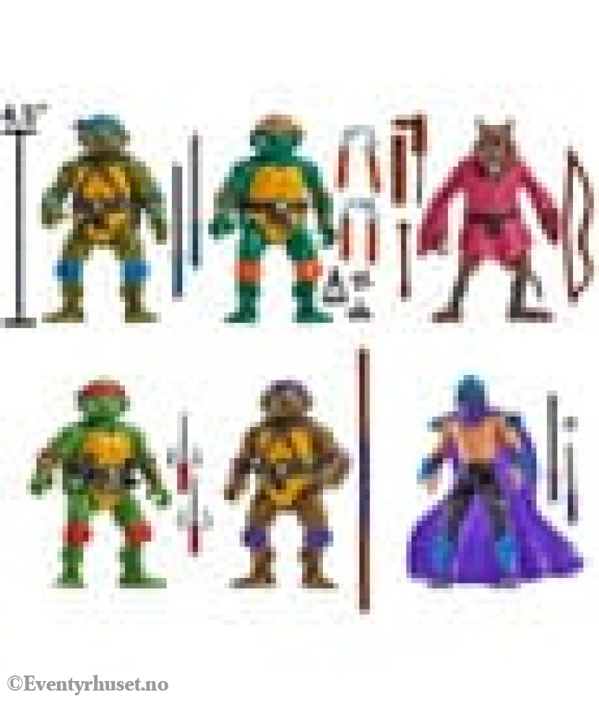 Teenage Mutant Ninja Turtles 6-Pack Action Figures 1988 Remastered heo EU Exclusive Actionfigur