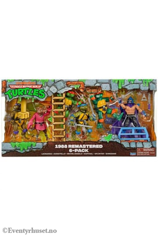 Teenage Mutant Ninja Turtles 6-Pack Action Figures 1988 Remastered heo EU Exclusive Actionfigur