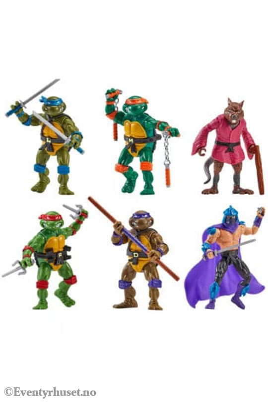 Teenage Mutant Ninja Turtles 6-Pack Action Figures 1988 Remastered heo EU Exclusive Actionfigur