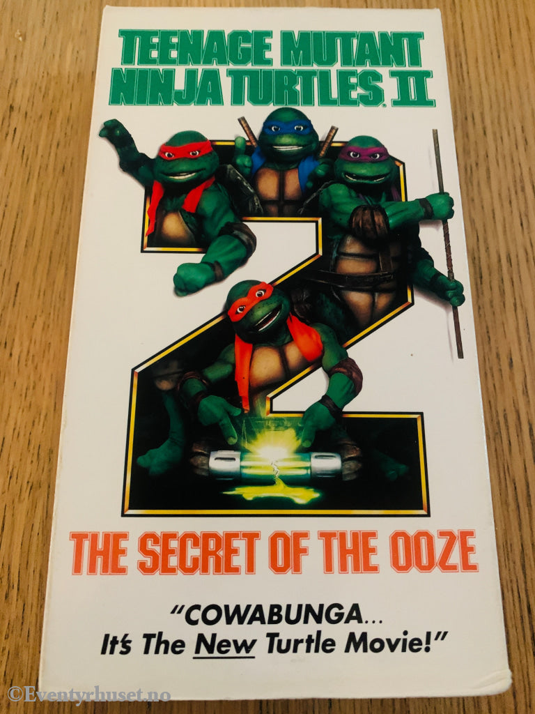 Teenage Mutant Ninja Turtles II: The Secret of the Ooze 1991 .VHS slipcase.