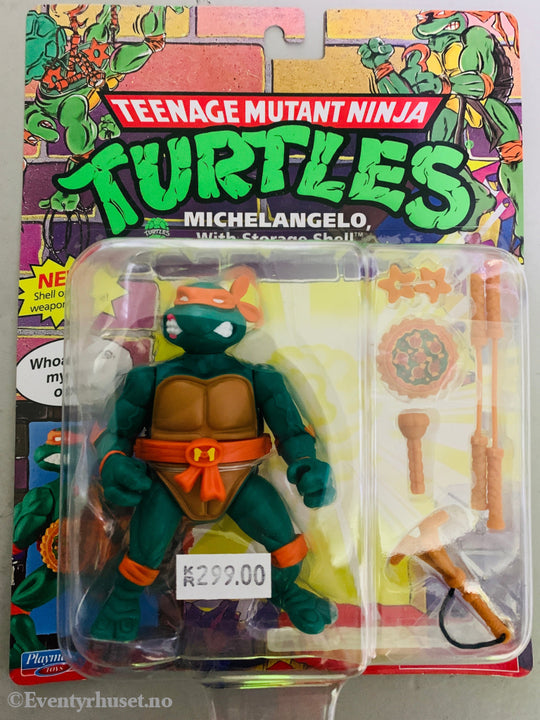 Teenage Mutant Ninja Turtles Michelangelo With Storage Shell Figur. Actionfigur.