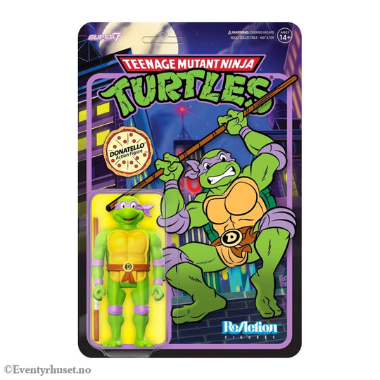 Teenage Mutant Ninja Turtles ReAction Action Figure Donatello 10 cm. Mint In Sealed Box (MISB)! Actionfigur