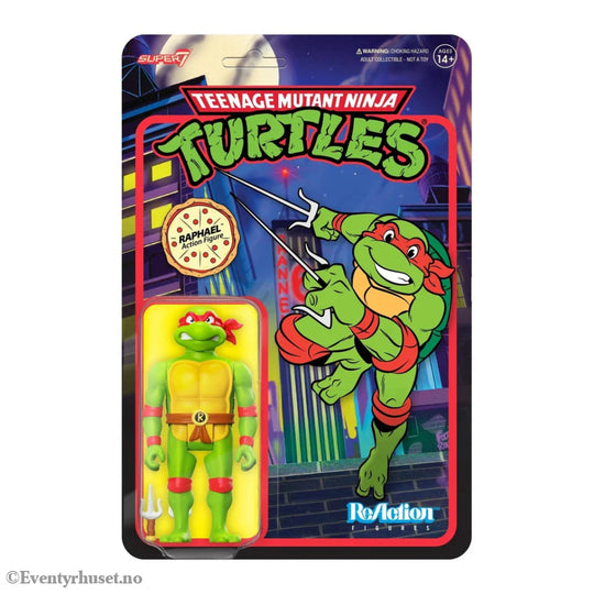 Teenage Mutant Ninja Turtles ReAction Action Figure Raphael 10 cm. Mint In Sealed Box (MISB)! Actionfigur
