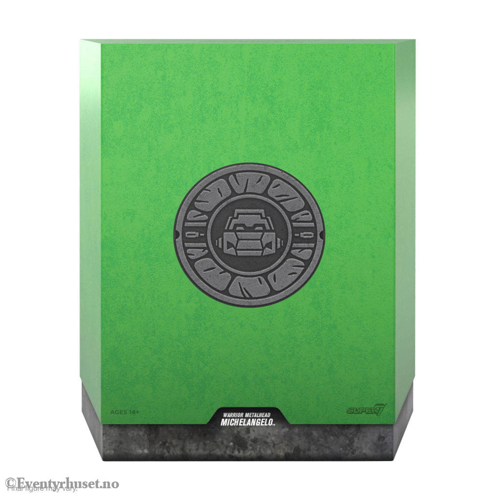 Teenage Mutant Ninja Turtles Ultimates Action Figure Warrior Metalhead Michelangelo 18 cm. Mint In Sealed Box (MISB)!