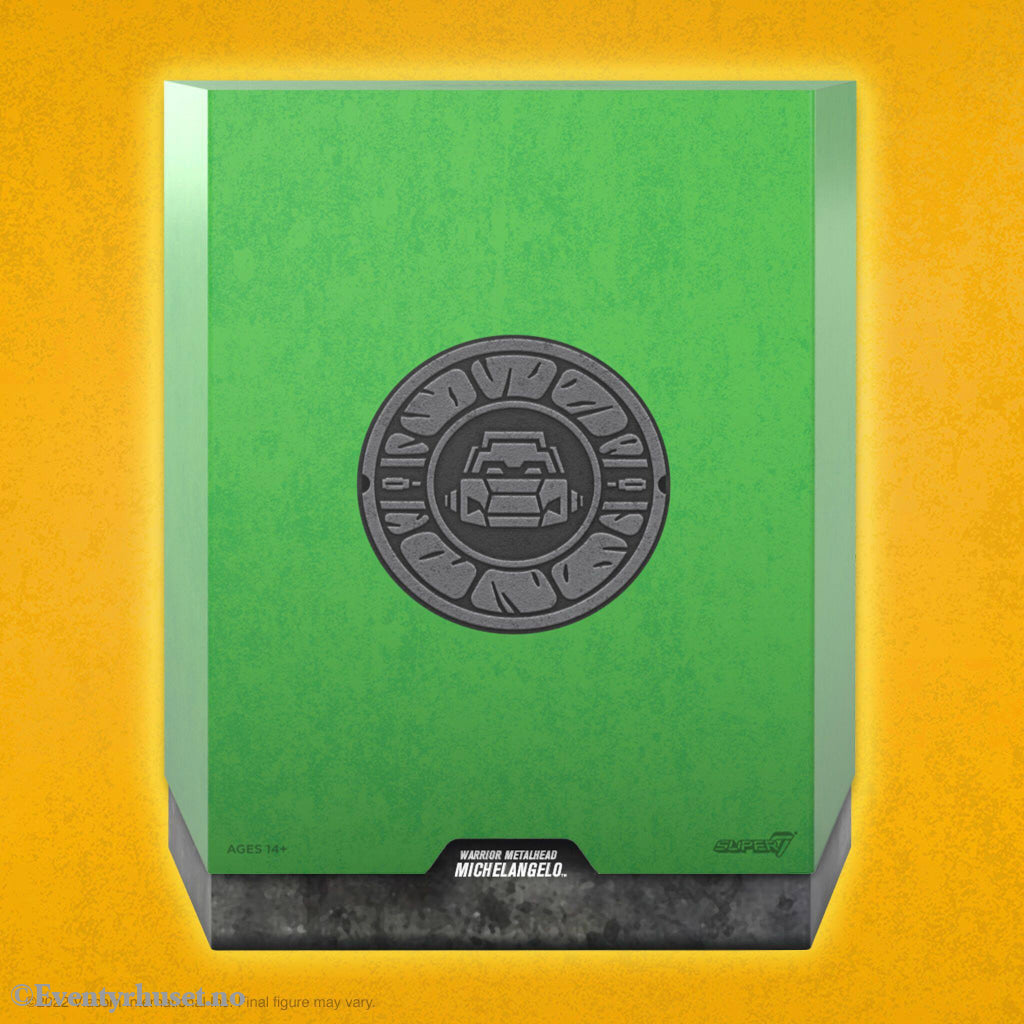 Teenage Mutant Ninja Turtles Ultimates Action Figure Warrior Metalhead Michelangelo 18 cm. Mint In Sealed Box (MISB)!